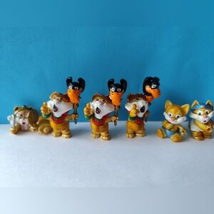 Kinder Surprise 1997 Ferrero Miaogizi Egyptian Cat Figures Lot of 6